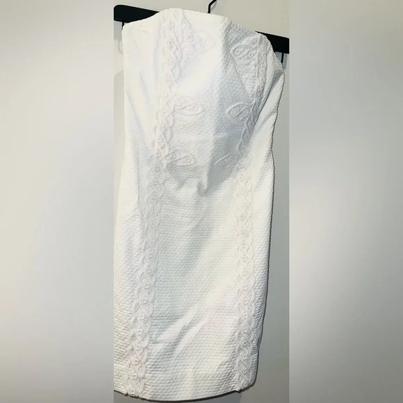 Lilly Pulitzer Tansy White Strapless Dress woman’s - Picture 3 of 6